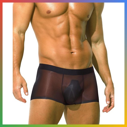 Mens sheer ice silk - sheer, boxer