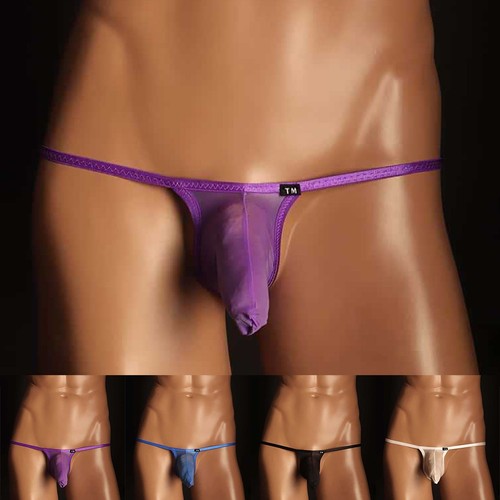 Men ice silk sexy thongs - sexy,
