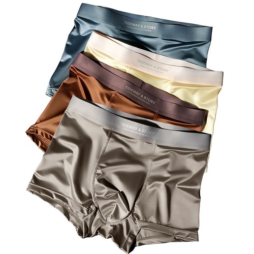 4pcs men ice - 4pcs, underwear
